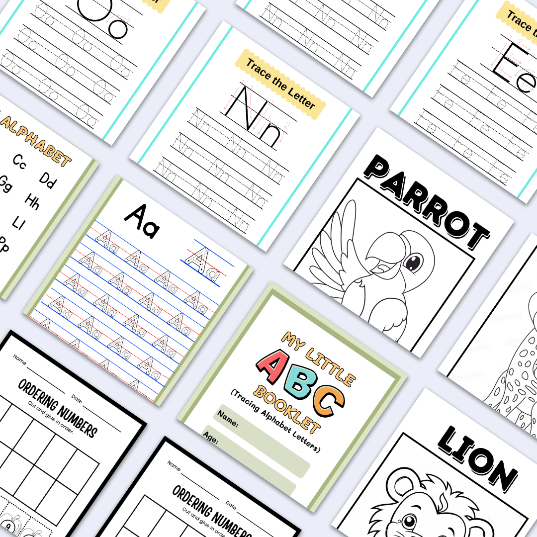 Bundles! 6 Printable Activity Book